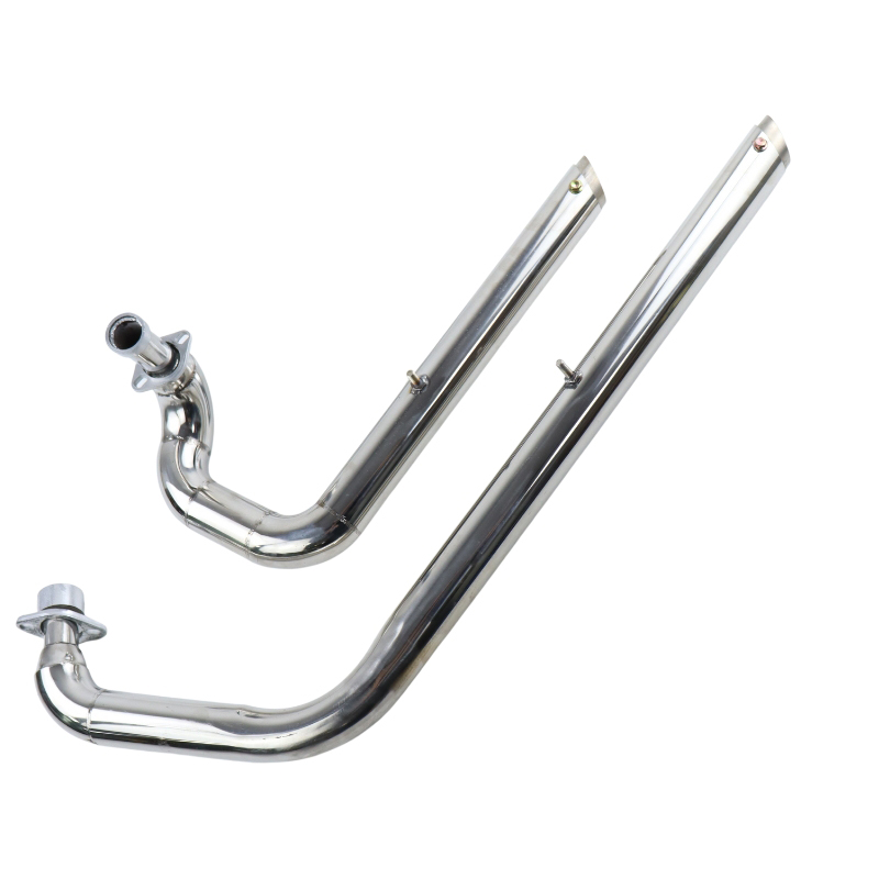 Motorcycle For Yamaha Virago XV 535 XV 400 Exhaust Pipe Chrome Drag Pipes Full Muffler System Silencers XV535 XV400 cfc5c