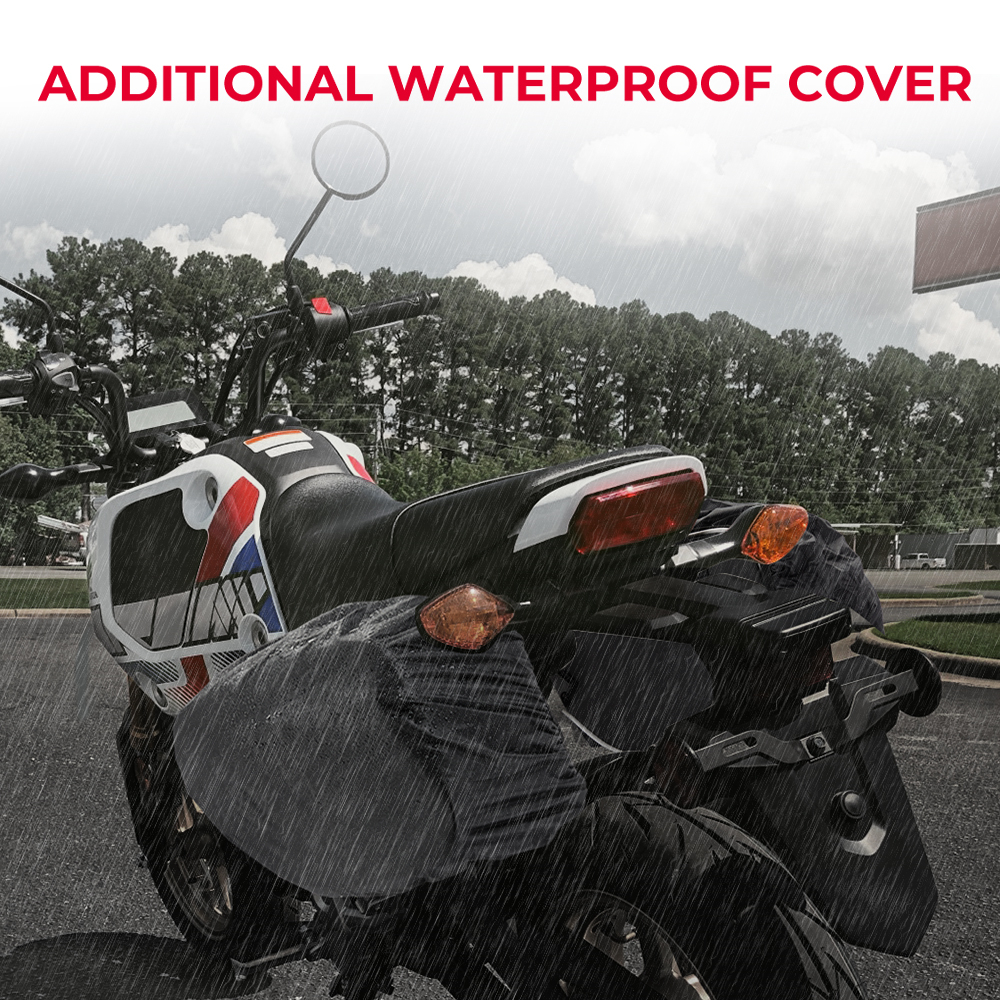 KEMIMOTO Saddlebags 2Pcs 15L Side Pannier for Honda Grom Motorcycle Dirt Bike Dual Sport Motorcross Motorbike Bag