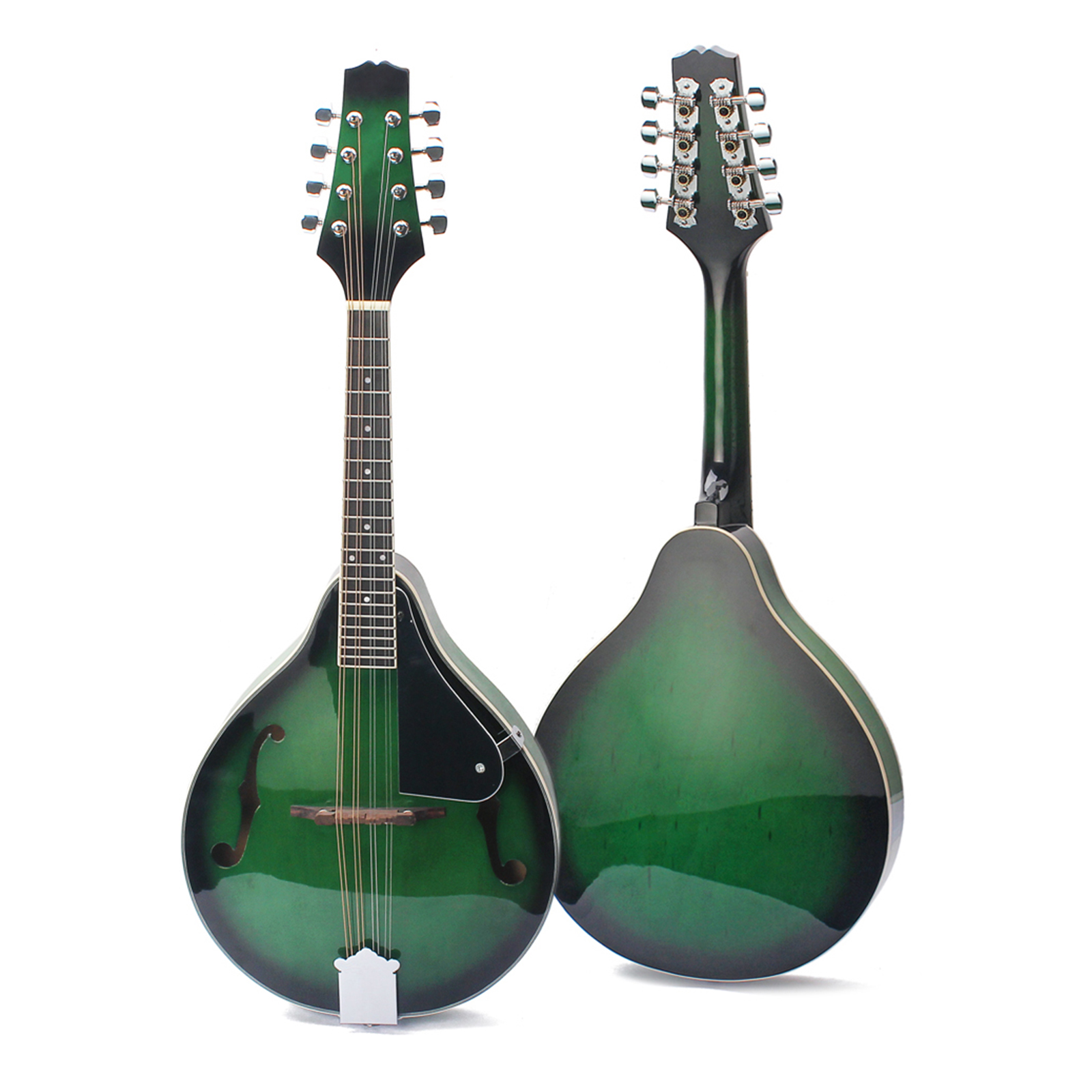 Mandolin A Style 8-String Basswood Body Engineer Wood Fingerboard Adjustable String Instrument for Benginners with Storage Bag