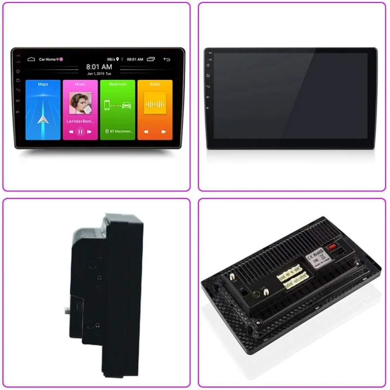 Car Stereo Acodo for Hyundai Accent 2010 - 2017 Android 12 Player with Frame Plug and Play IPS Screen Carplay FM WIFI BT Radio