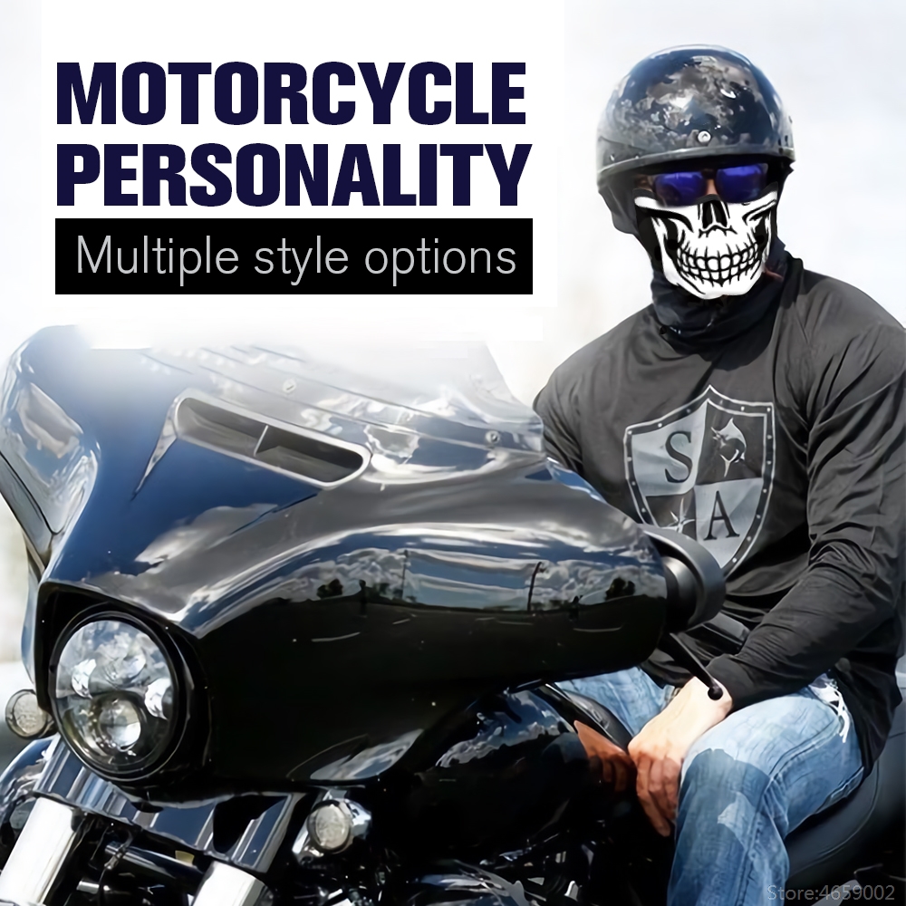 Motorcycle Triangle Towel Balaclava Moto Mask Skiing Head Masks Windproof Motocross Cycling Biker Mask Hood Cap Helmet