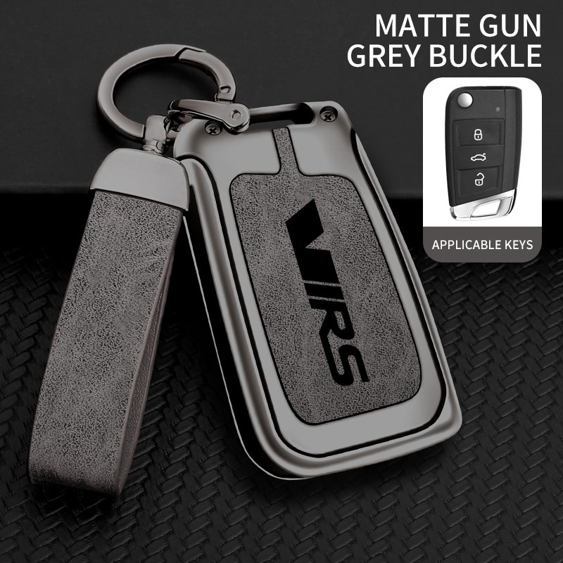 For Skoda VRS Octavia 1 2 3 Rapid Kodiaq Karoq RS Fabia Kamiq Superb Zinc Alloy Car Key Case Accessories
