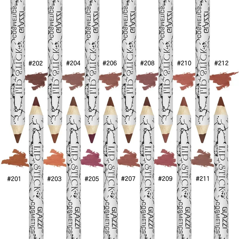 612 Pcs Lip Liner Matte Lipstick Pencil Set Waterproof Velvet Nude Lipstick Pencil Sexy Red Brown Pigments Non-stick Cup Makeup 240705
