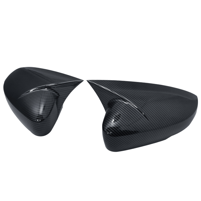 Gloss Black Side Wing Rear View Rearview Mirror Cover Case Caps Shell Replace For For VW Polo 5 6R 6C V 2009-2017 ef058