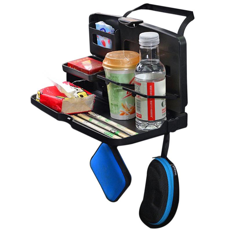 Car Back Seat Tray Table Universal Car BackSeat Folding Table Drink Food Cup Tray Holder Auto Stand Desk
