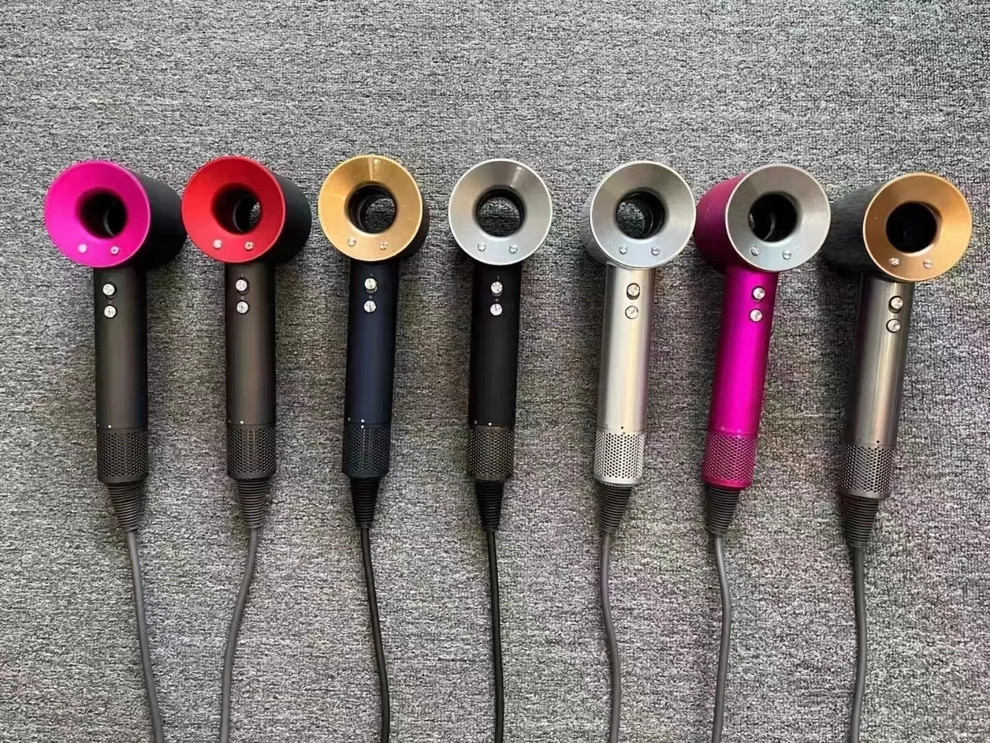 Hair 5 in 1 Professional negative ion leafless care dryer to reduce frizzy Powerful hot and cold air constant temperature salon hair drye