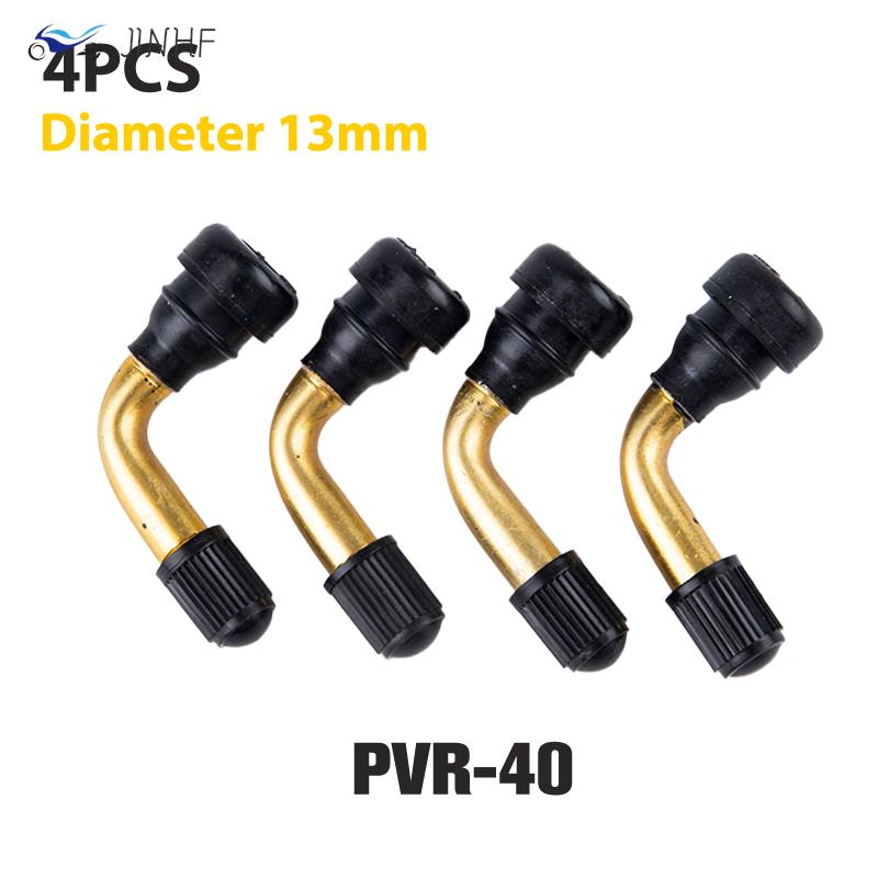 4PCs Rubber Angle Valve For Tubeless Tires Nipple For Tubeless Disc Wheel Nipple (pvr40/pvr50/pvr60/pvr70)