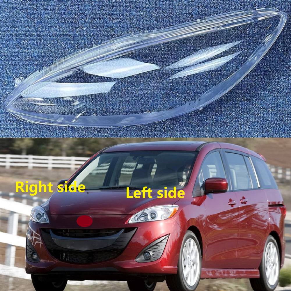 Headlamp Lens Cover Transparent Shell Headlight Glass Replace The Original Lampshades For Mazda 5 2011 2012 2013 2014 2015 2016 d5d4a
