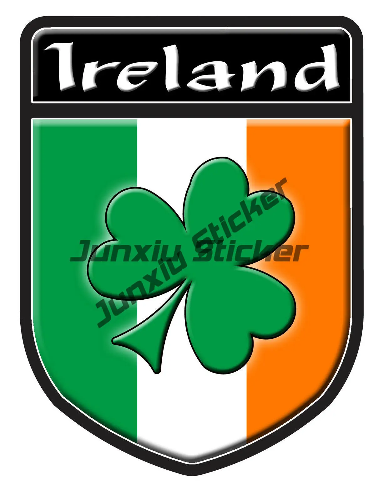 Lucky Shamrock Ireland Travel Stamp Car Sticker County Donegal Dublin Irish Decal for Cars SUV Laptop