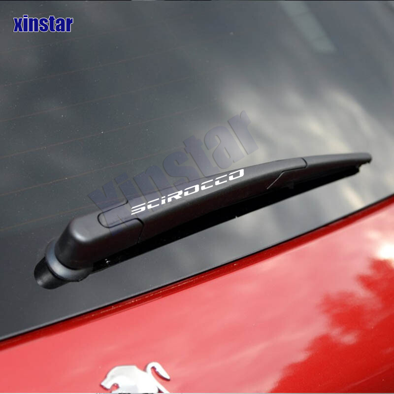 4Pcs Car Windshield Wiper Sticker For VW Volkswagen R SCIROCCO ROCCO