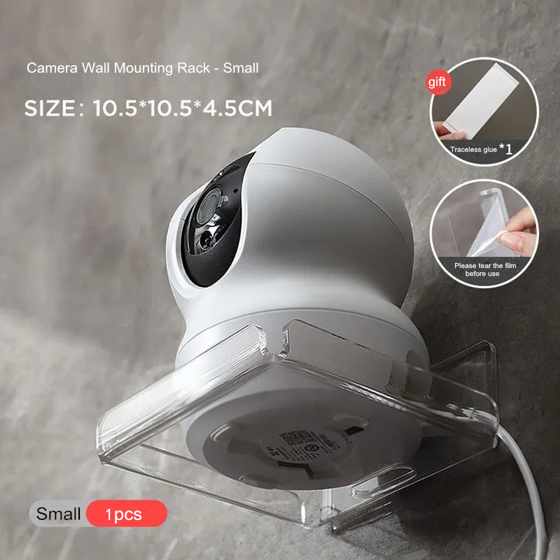 Bedroom Living Room Punch-free Bracket Baby Monitor Projector CCTV Camera Wall Mounted Rack Holder Monitoring Wall Storage Rack