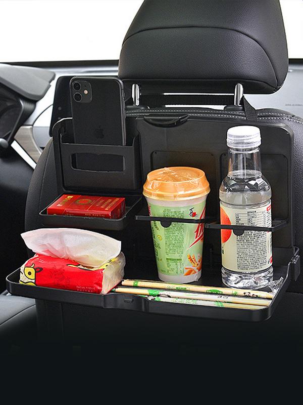 Car Back Seat Tray Table Universal Car BackSeat Folding Table Drink Food Cup Tray Holder Auto Stand Desk