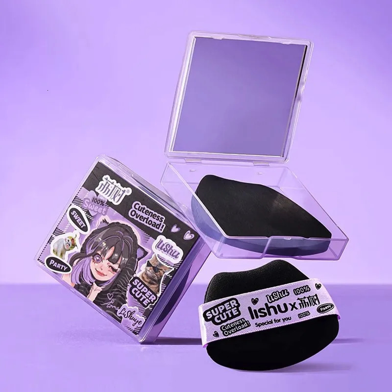 Lishu 100 Sheets Oil Clear Blotting Paper With Powder Puff Oil Control And Makeup Setting Oil Absorbing Wipes Cosmetic Tool 240705
