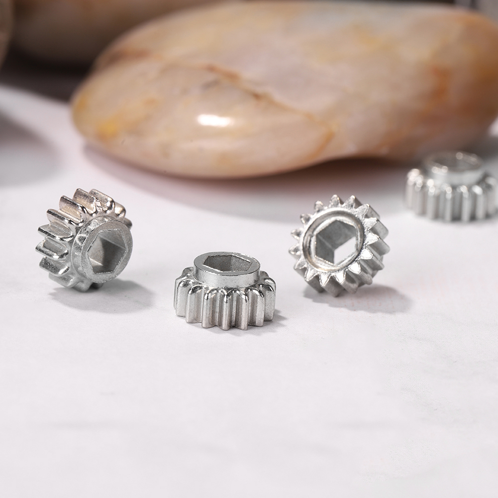 12pcs Guitar Hexagonal Open Gear Tuners Mount Hex Hole 1/15 Gears Guitar Parts Stringed Instruments Accessories