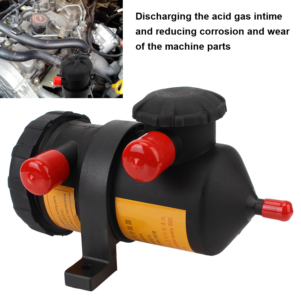 2Mgd-1 Universal Provent Oil Separator Catch Can Filter For Ford Patrol Turbo 4Wds Charged Toyota Landcruiser Oil Gas Separator