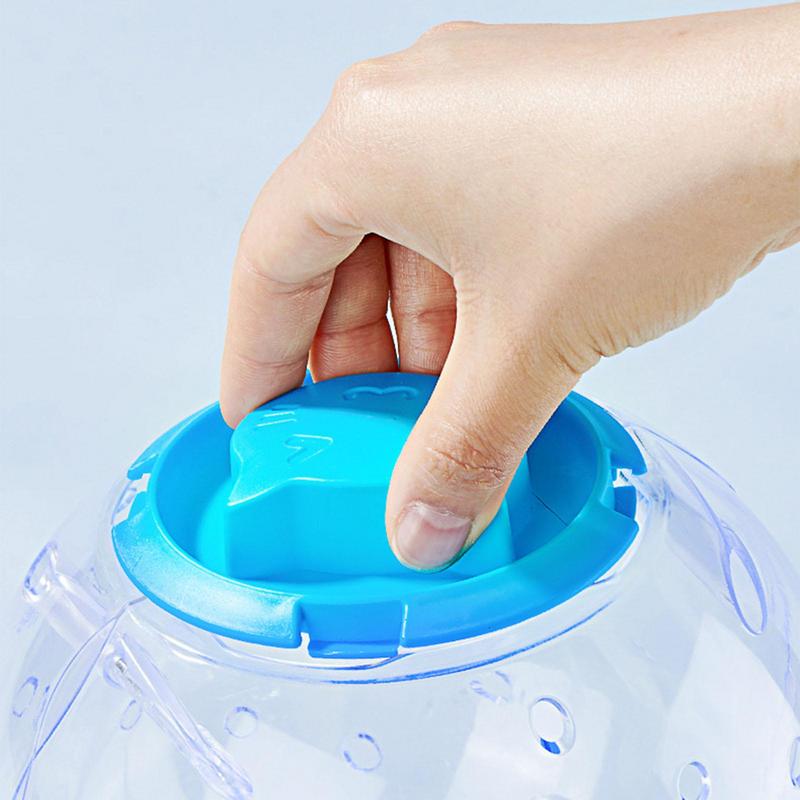 Clear Hamster Ball Hamster Toys Dwarf Hamster Ball Transparent Silent Breathable Gerbil Wheel Ball 7 Inch Hamster Exercise Toys