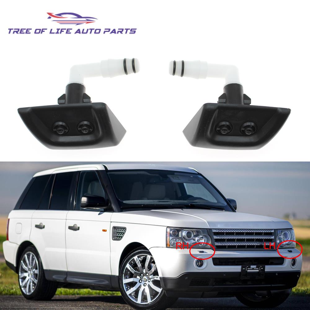 For Range Rover Sport 2005 2006 2007 2008 2009 Front Bumper Headlight Head Lamp Wiper Washer Jet Sprayer DNJ500100 DNJ500110