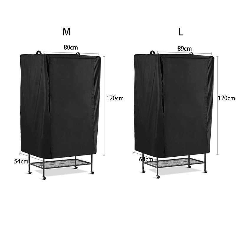 Waterproof Pet Bird Cage Cover Parrot Cages Cloth Black Large Universal Breathable Protective Home Pet Dustproof Shading Cover