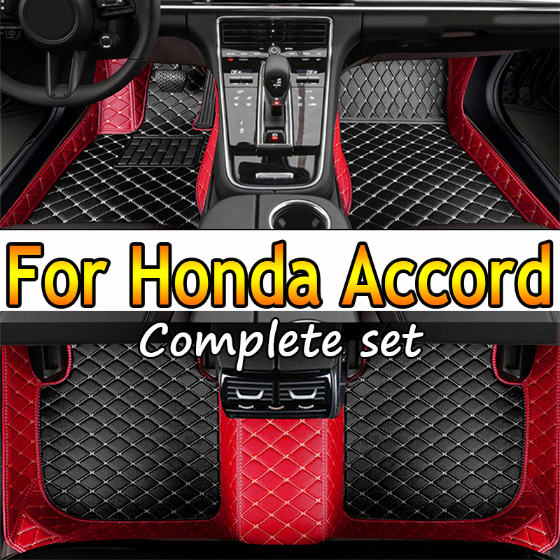 Car floor mats for Honda Accord 2008 2009 2010 2011 2012 2013 Custom auto foot Pads automobile carpet cover