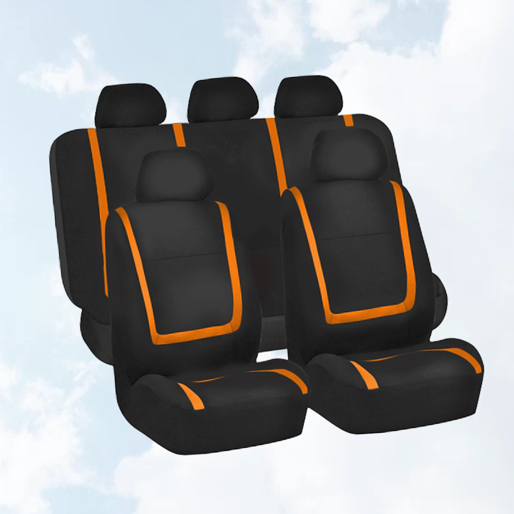4/9 Cover Car Seat Pcs Auto Saet Pad Cover Thicken Wear Resistant Car Seat Protector Mat Car Interior Accessories A30 smile