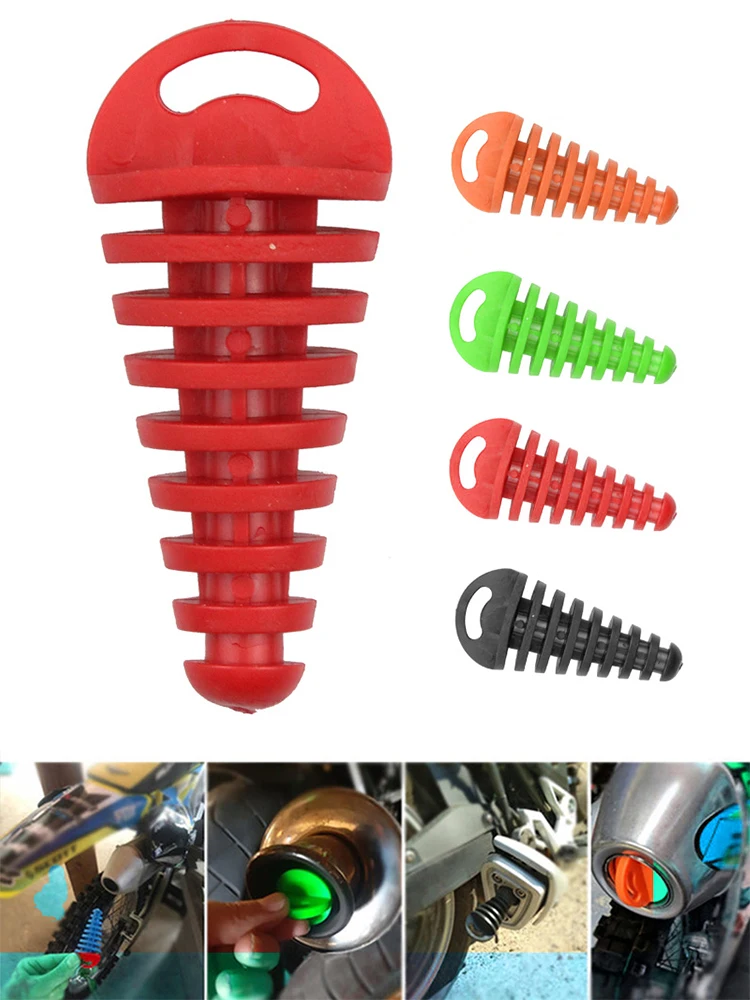Off-road Exhaust Plug Pipe Protector Motorcycle Tail Mobile Sewage Muffler