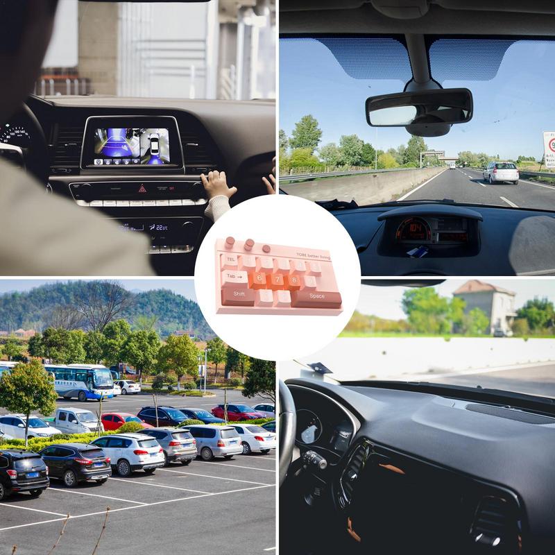 Automobile Sign Phone Number Plate Temporary Parking Card Auto Dashboard Ornament Car