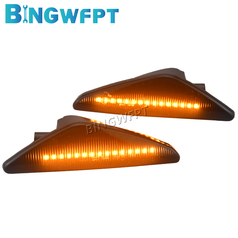 LED Side Flowing Dynamic Marker Turn ddmysmile Signal Light For X5 Ddmysmile E70 X6 E71 E72 X3 F25 Sequential Lamp Blinker 2008-2014 Smile
