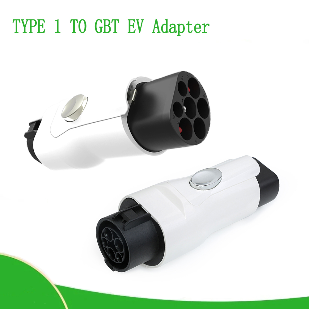 32A Three Phase 22KW IEC62196 Type2 to GBT Adapter 7KW J1772 Type1 To GBT EVSE Charger to Chinese EV Car ID4 6 BYD MG5 / MG6