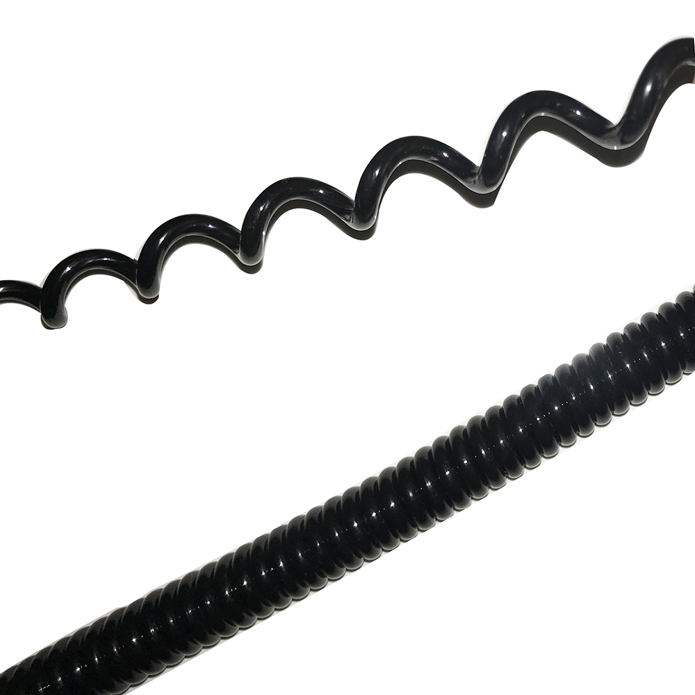 6 core 8 core Automobile Spiral Cable Electrostatic Twisted Bare Copper Wire Spiral Cable for CNC Machine Tools