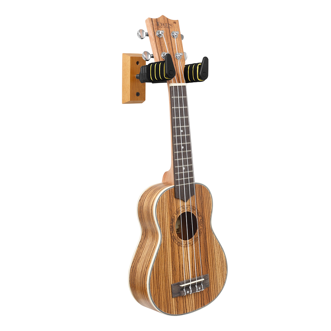 Guitar Hooks Solid Wood Base Wall-Mounted Gravity Self-Locking Bracket For Guitar Ukulele Stable and Solid Guitar Accessories