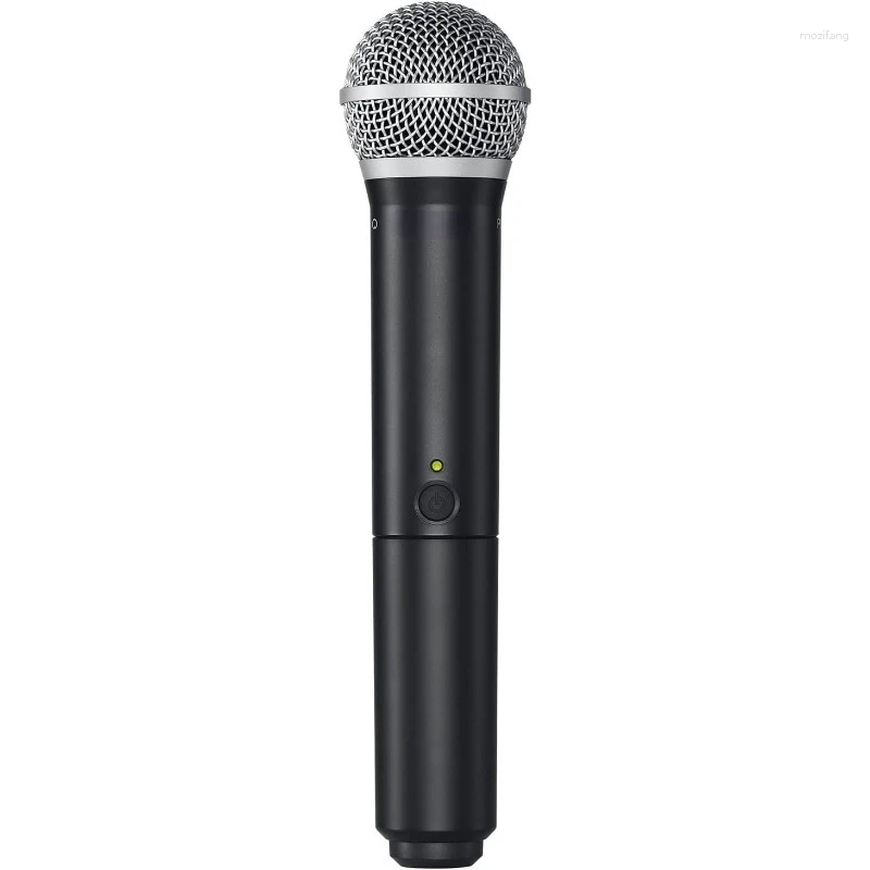 Microphones BLX288/PG58 Handheld Vocal Microphone Dual Channel Receiver Perfect For Church Karaoke