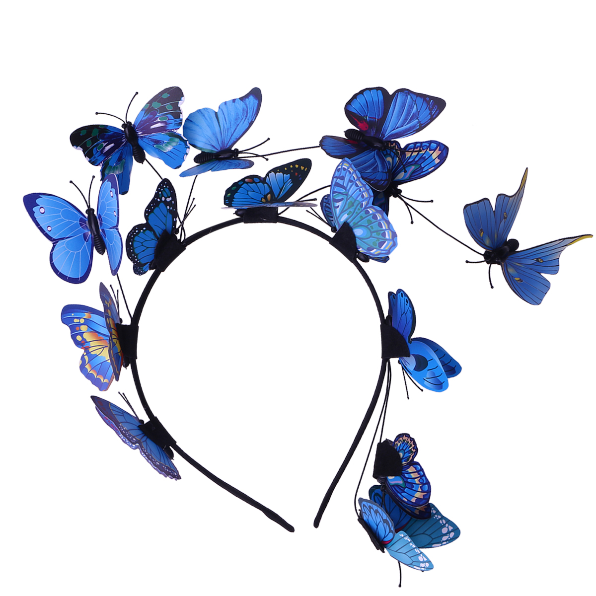 Headband Headband Lifelike 1pc Exquisite Hair Headpiece Hair Accessories for Lady Bride ( Blue ) smile ( ) ( ) ( )
