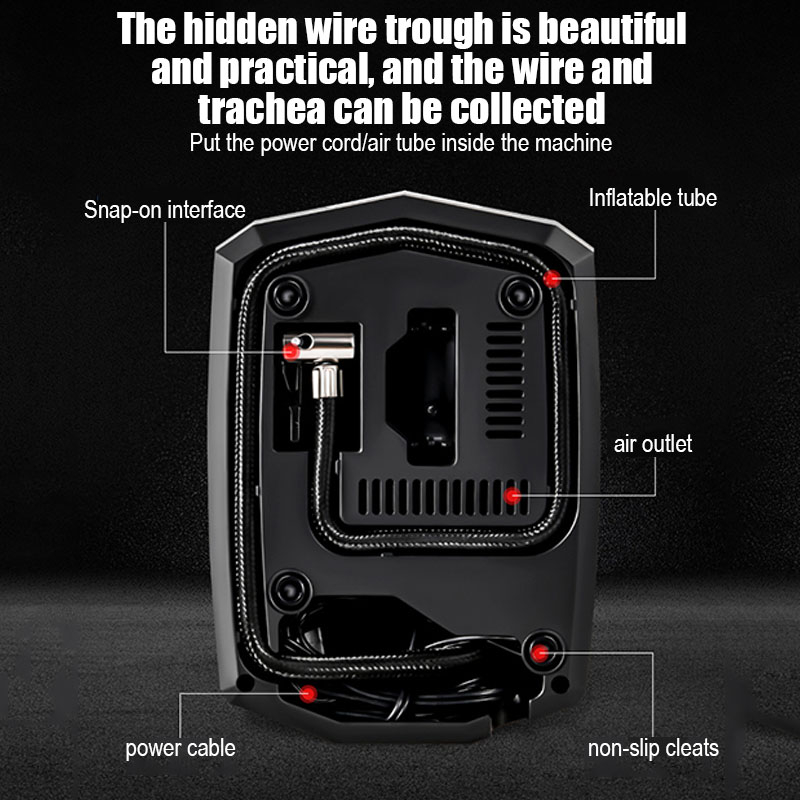 Compressor 12V Fast Car Iatable Pump ddmysmile Car Digital Air Pump Motorcycle Bicycle Car Tyre Iator Portable Electric Air Pump Smile