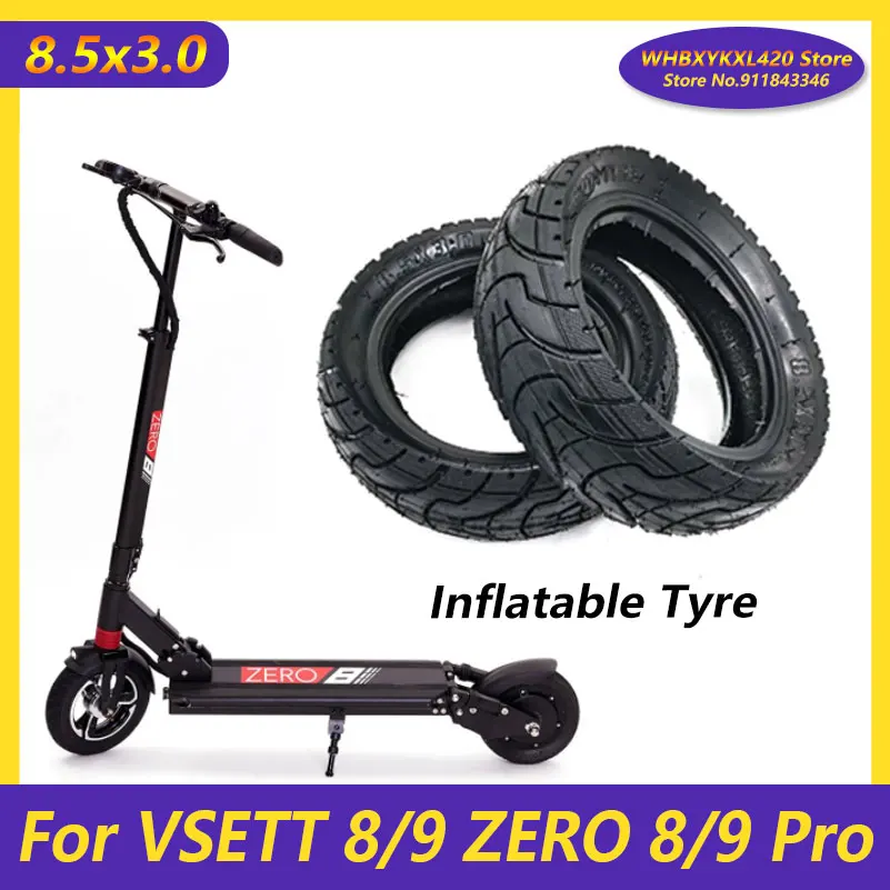 8.5 Inch 8.5x3.0 Tyre Tube for VSETT ZERO 9 Pro Hoverboard Double Drive Dual Motor Electric Scooter 8 1/2x3.0 Tire