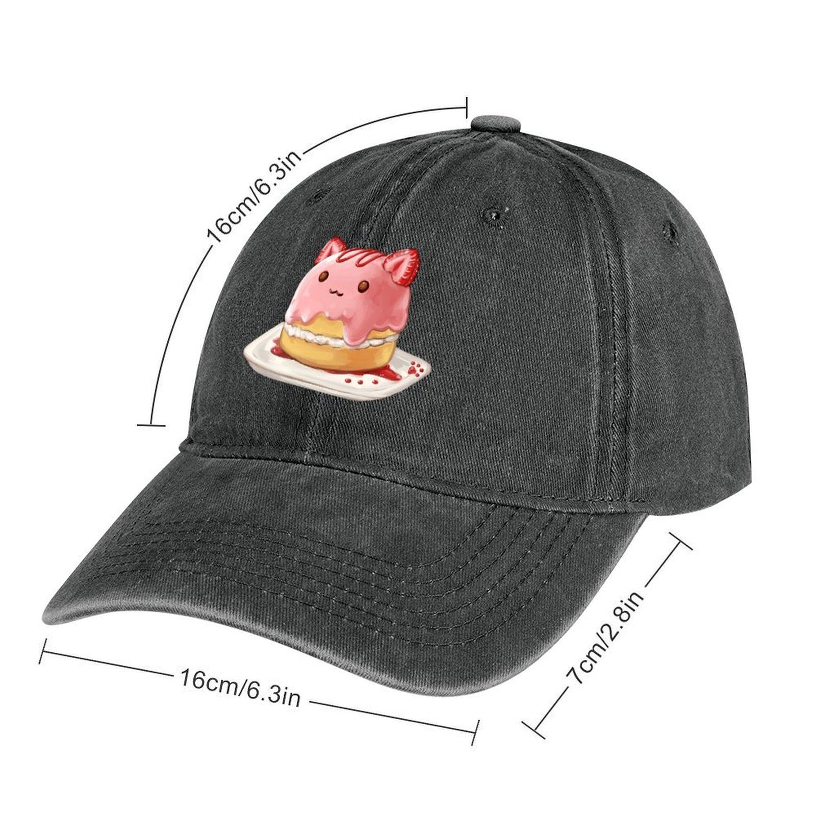 Cat Petit Dairy ddmysmile Cafe Four Cowboy Hat Vintage Beach Outing Designer Hat Women's Beach Outlet Men's Smile