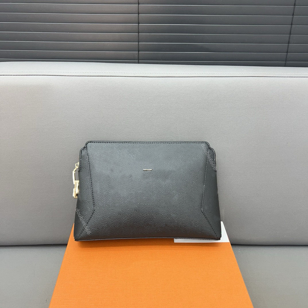 Luxury designer combination lock print clutch bag, card holder, wallet, multi-functional men's bag, leather bag, coin purse, passport bag