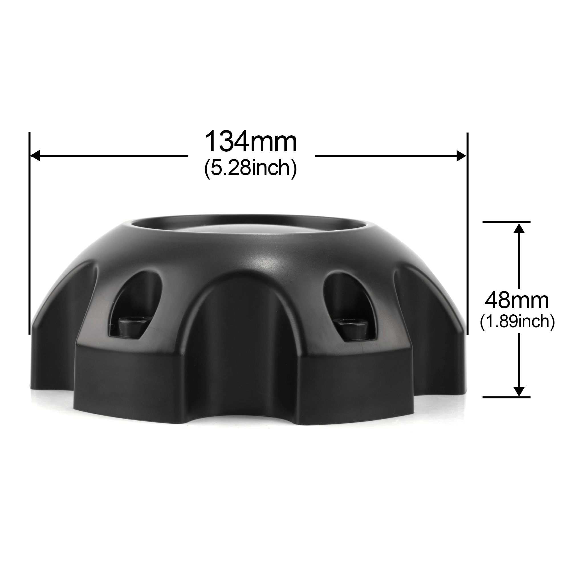 DewFlew 1 / 4Pcs 134mm(5.28in) Wheel Center Caps Hub Cover Hubcaps for Ultra Motorsports #89-9765 Vehicle Parts Car Modification