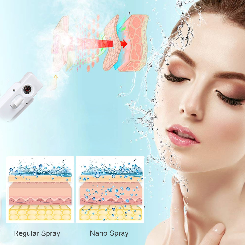 Hot Cold Facial Steamer Spray Machine Professional Skin Care Humidifier Deep Cleaning for Face Sprayer Beauty Spa Device
