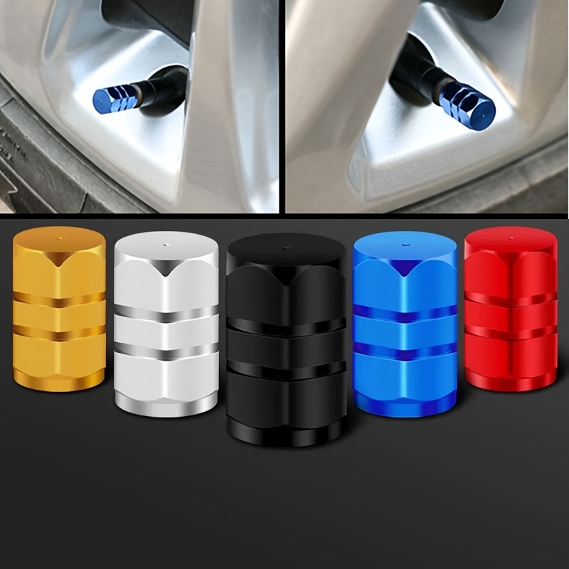 New Car Universal Aluminum alloy Wheel Air Dust Caps Colorful Moto Bicycle Tire Air Vae Caps Dust Cove Square car accessory aec3e 5 00435