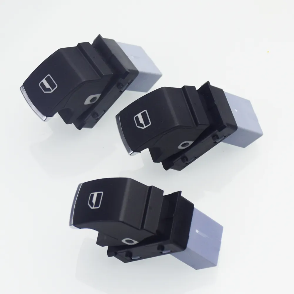 Car Chrome Headlight Switch+Chrome Power Side Mirror Switch For VW Golf Jetta 5 6 Passat B6 Touran Tiguan Scirocco Amarok