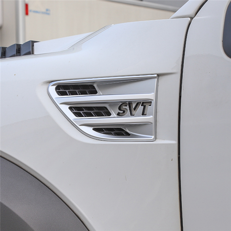 Fender Grille Air Outlet Vent Trim Cover Trim For Ford F150 Raptor 2009-2014 SVT Accessories (ABS) f7606 5 7ba07