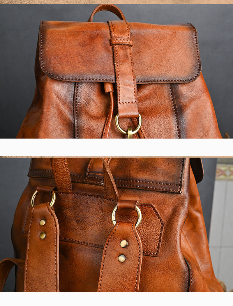 Luufan Anti theft Man's Backpack Genuine Leather Waterproof Laptop Daypack Women Rucack School Bag Travel Backapack For Man dh1798093