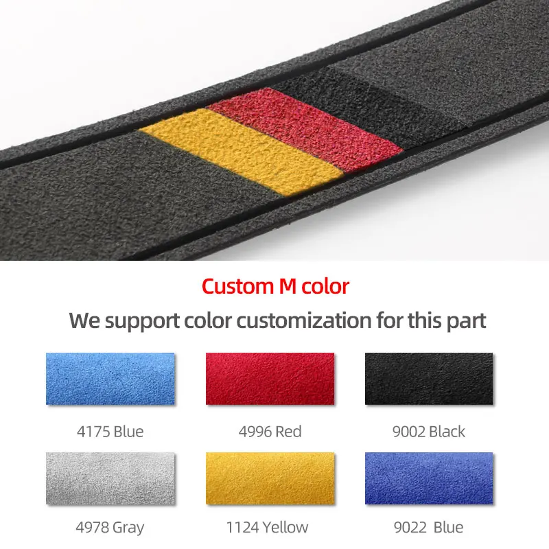 Made of Alcantara For BMW G30 G32 Series 5 6 GT Dashboard Side Air Vent Outlet Trim Frame MP Sticker Car Interior Accessories