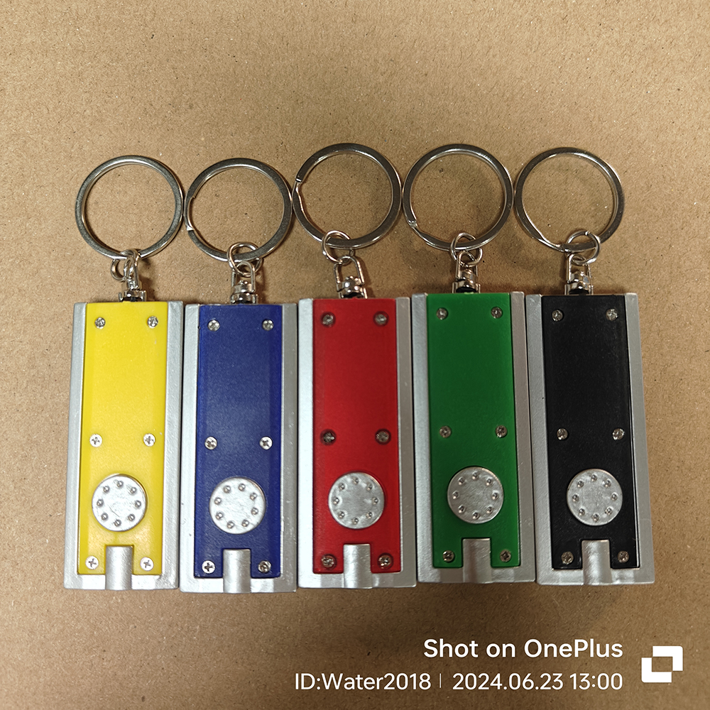 LED Keychain Light Type Key Chain Lights Keyring Creative Gifts Mini Flashlight Keychains