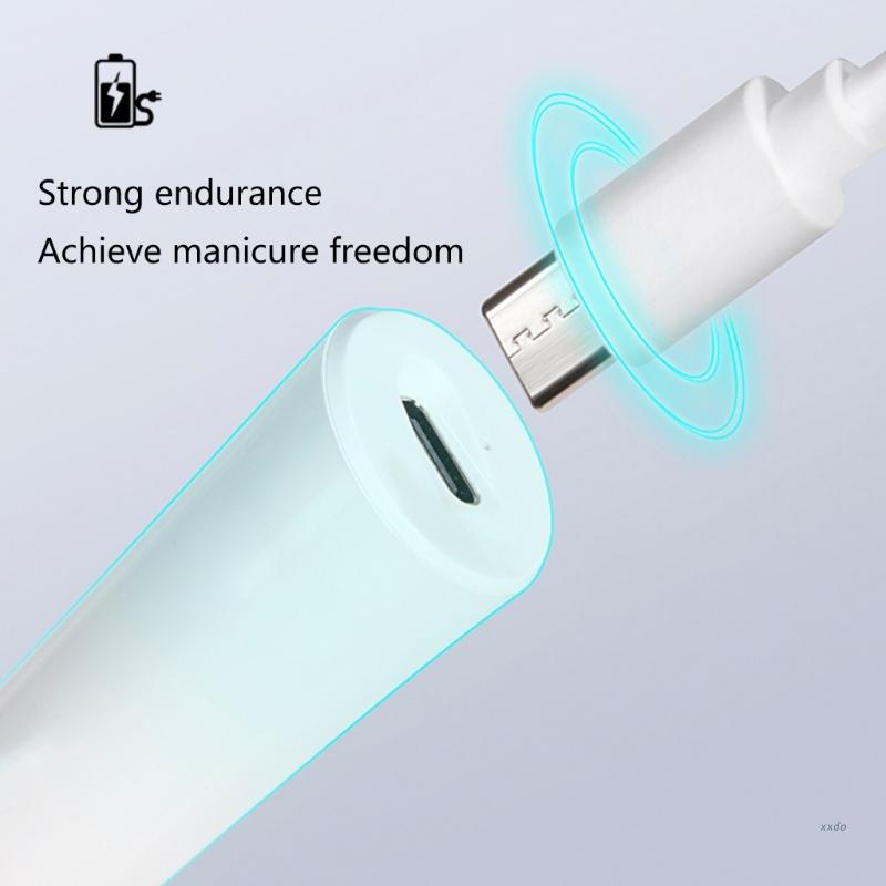 UV LED Nail Lamp Flashlight Pen for Manicure 3W Gel Polish Drying Machine with Large-Touch LED Smart-Nail Dryer Portable