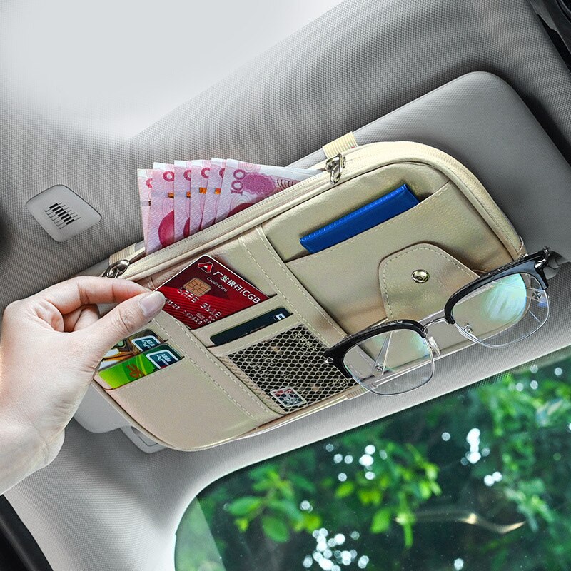 1PCS Car Sunshade Organizer Sunvisor Bracket Truck Sunshade Accessories Lnternal Car Accessories Truck Sunshade Organizer
