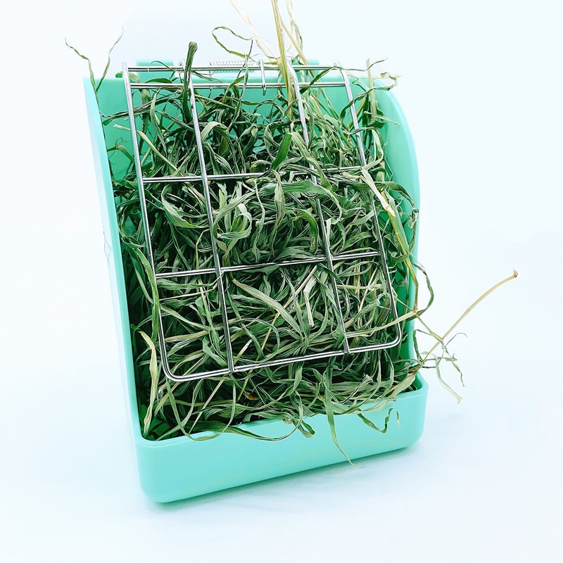 Rabbit Feeder Holder Hay Feeding Dispenser Container For Rabbit Guinea Pig Small Animals Hanging Cage