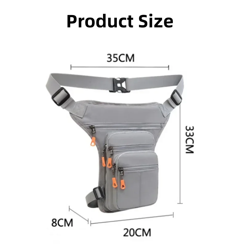 Motorcycle Leg Bags Waterproof Portable Molle Shoulder Waist Outdoor Hiking Ride Pack Purse Moto Accessories