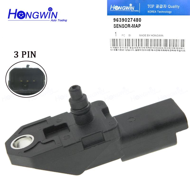 9639469280 Manifold Pressure MAP Sensor For FIAT Scudo II FORD C-Max Focus II C30 S40 V50 31216185 8670292 1231463 1920.CZ