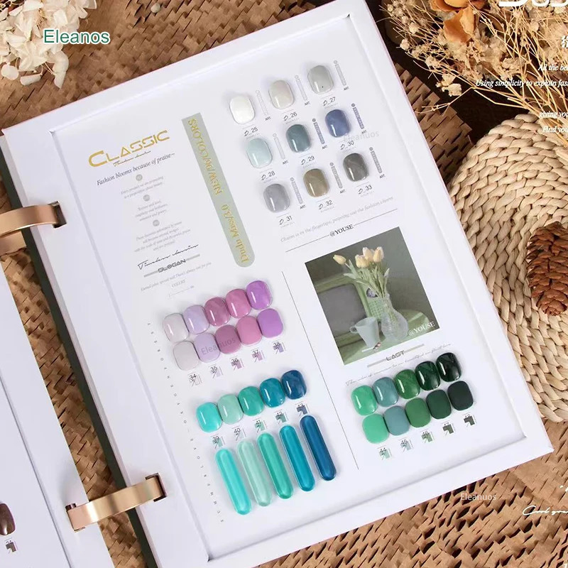 Eleanos Macaron Candy 96 Color Nail Gel Manicure Nail Salon Spring Summer 96pcs Gel Polish Set Soak Off UV LED Varnish Kit 15ml 240619